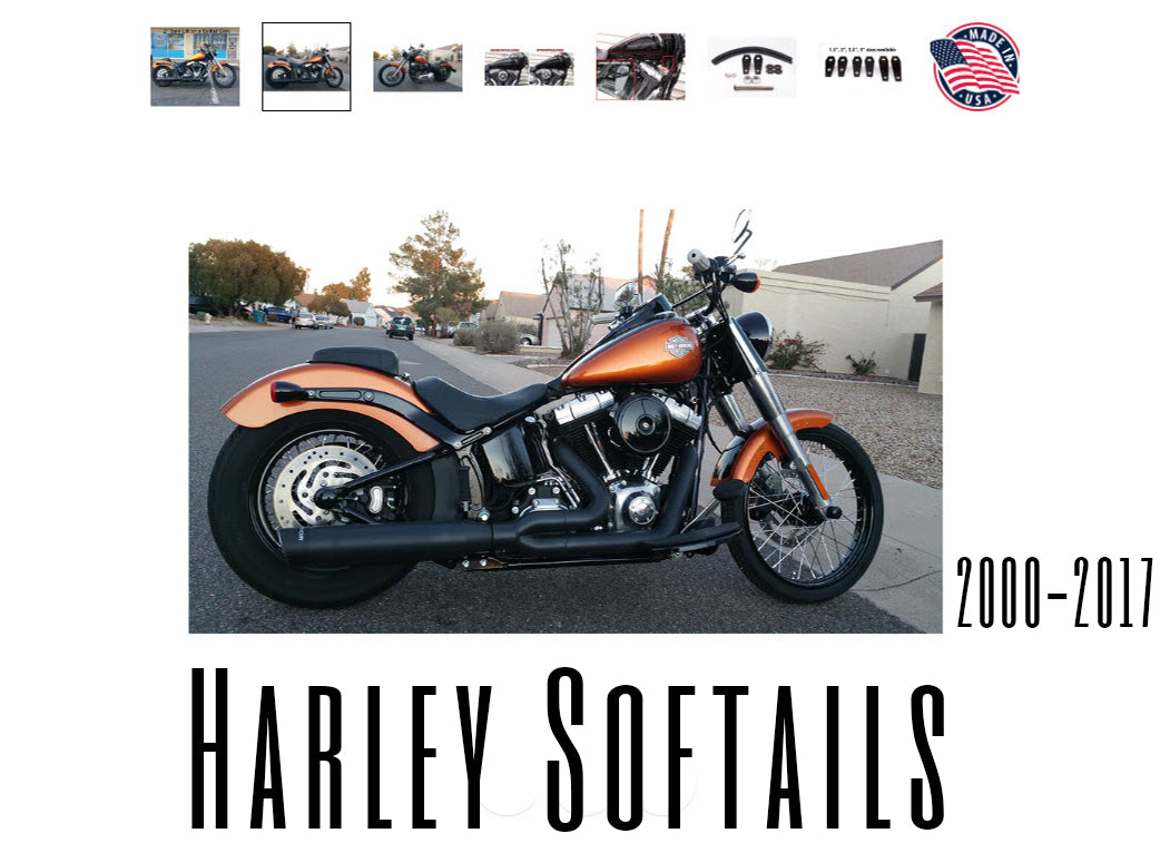 1 Inch Gas Tank Lift Kits for Harley Softails 1999 and